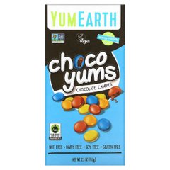 Шоколадні цукерки YumEarth (Choco Yums Chocolate Candies) 70,9 г