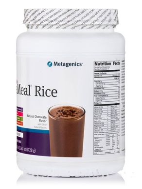 Питательная смесь для напитка с рисовым белком шоколад Metagenics (UltraMeal RICE Natural Chocolate Flavor) 728 г купить в Киеве и Украине