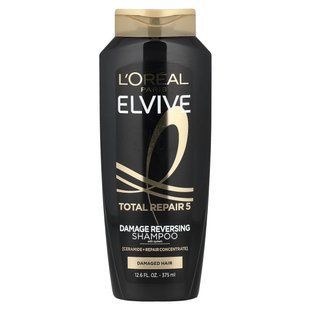 L'Or&eacute;al, Elvive, Total Repair 5, Damage Reversing Shampoo, Damaged Hair, 12.6 fl oz (375 ml)