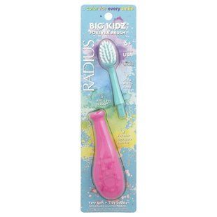 RADIUS, Big Kidz Forever Brush, 6+, Very Soft, 1 Toothbrush Handle + 1 Replacement Brush Head купить в Киеве и Украине