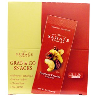 Орехи кешью с малиной и клюквой Sahale Snacks (Cashew Nuts) 9 пак. по 42.5 г купить в Киеве и Украине