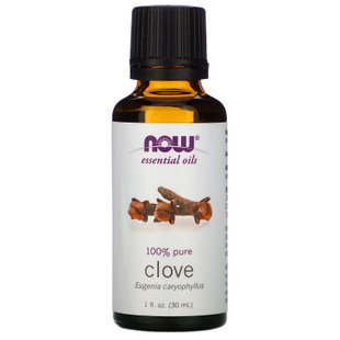 Эфирное масло гвоздики Now Foods (Essential Oils Clove Oil Balancing Aromatherapy Scent) 30 мл купить в Киеве и Украине