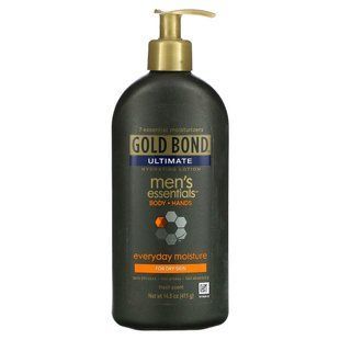 Gold Bond, Mens Essentials, perfect moisturizing lotion, fresh scent, 411 g (14.5 ounces)