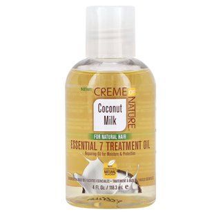 Creme Of Nature, Essential 7 Treatment Oil, Coconut Milk, 4 fl oz (118.3 ml) купить в Киеве и Украине