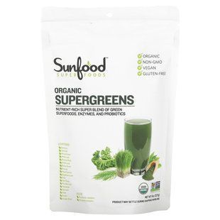 Supergreens Sunfood 227 g