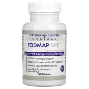 Фодмап пищеварительные ферменты для углеводов Arthur Andrew (Fodmap DPE) 60 капсул купить в Киеве и Украине