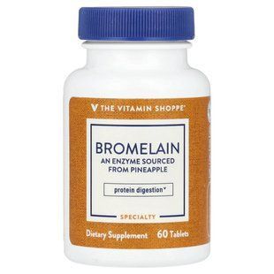 The Vitamin Shoppe, Bromelain, 60 Tablets купить в Киеве и Украине