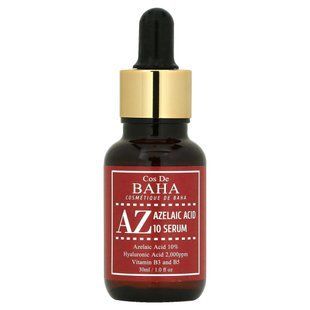 Cos De BAHA, AZ, сыворотка с 10% азелаиновой кислотой, 30 мл (1 жидкость. Унция) купить в Киеве и Украине