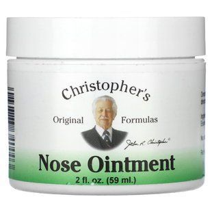 Christopher's Original Formulas, Nose Ointment, 2 fl oz (59 ml) купить в Киеве и Украине