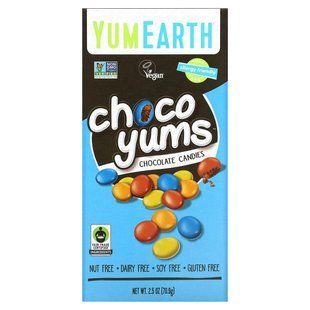 Chocolate candies YumEarth (Choco Yums Chocolate Candies) 70.9 g