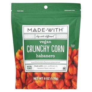 Made With, Vegan Crunchy Corn, Habanero, 6 oz (170 g) купить в Киеве и Украине