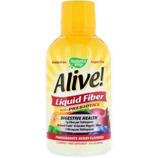 Клетчатка с пребиотиками вкус ягод Nature's Way (Fiber with Prebiotics) 480 мл купить в Киеве и Украине