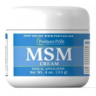 МСМ крем, MSM Cream, Puritan's Pride, 120 мл купить в Киеве и Украине