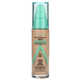 Almay, Clear Complexion Makeup, 100 Ivory, 1 fl oz (30 ml) купить в Киеве и Украине