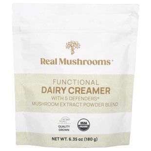 Real Mushrooms, Functional Dairy Creamer, 6.35 oz (180 g) купить в Киеве и Украине