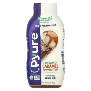 Organic syrup without sugar with caramel flavor 415 ml