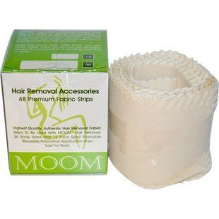 Fabric strips for hair removal Moom 48 strips