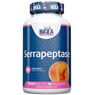 Haya Labs, Serrapeptase 40000 SPU - 90 веган капс купить в Киеве и Украине