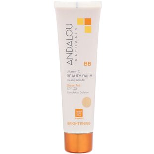 Бальзам для лица с SPF 30 прозрачный осветляющий Andalou Naturals (Balm Brightening) 58 мл купить в Киеве и Украине