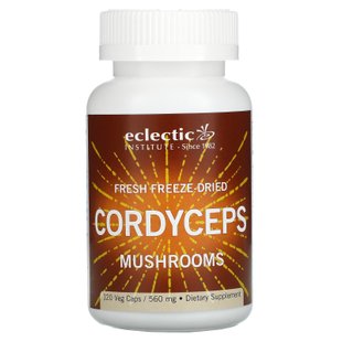 Кордицепс китайский Eclectic Institute (Cordyceps) 560 мг 120 капсул купить в Киеве и Украине