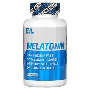 Мелатонин, Melatonin, EVLution Nutrition, 5 мг, 100 таблеток купить в Киеве и Украине