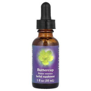 Flower Essence Services, Buttercup, квіткова есенція, 30 мл (1 рідк. унція)