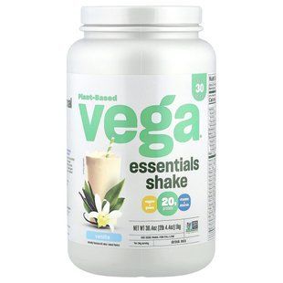 Vega, Plant-Based Essentials Shake, Vanilla, 2 lb 4.4 oz (1 kg) купить в Киеве и Украине