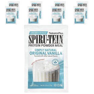 Energy supplement with high protein content, vanilla flavor, 8 packets, 23 g (0.8 oz) each