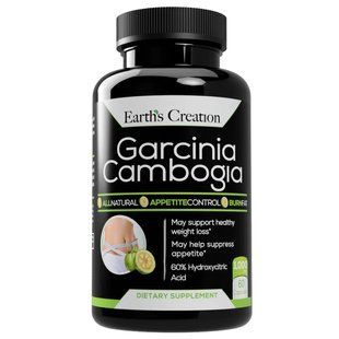 Гарцинія камбоджійська Earth`s Creation (Garcinia Cambogia) 500 мг 60 капсул