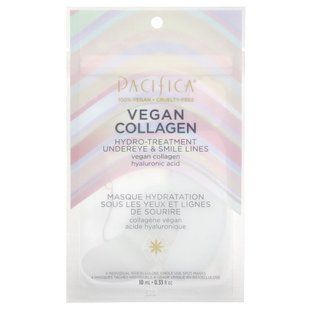 Pacifica, Vegan Collagen, Hydro-Treatment Undereye & Smile Lines, 4 Patches, 0.33 fl oz (10 ml) купить в Киеве и Украине