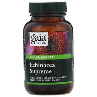 Эхинацея Gaia Herbs (Echinacea Supreme) 60 капсул купить в Киеве и Украине