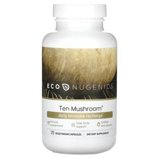 Econugenics, Ten Mushroom, 120 Vegetarian Capsules купить в Киеве и Украине
