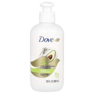 Dove, Curl Definition & Strength Leave-In Conditioner, For Curly & Wavy Hair, 7.5 fl oz (222 ml) купить в Киеве и Украине