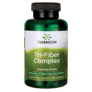 Complex Three-Fiber, Tri-Fiber Complex, Swanson, 100 capsules