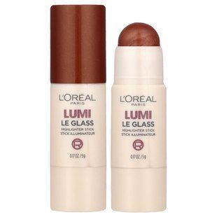 L'Or&eacute;al, Lumi, Le Glass Highlighter Stick, 625 Glassy Sunset Amour, 0.17 oz (5 g)