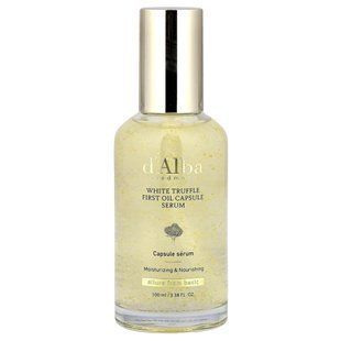 d'Alba, White Truffle First Oil Capsule Serum, 3.38 fl oz (100 ml)