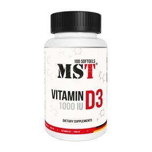 MST, Vitamin D3 1000 IU (25 mcg), 100 softgels купить в Киеве и Украине