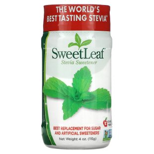 SweetLeaf, натуральный подсластитель из стевии, Wisdom Natural, 4 унции (115 г) купить в Киеве и Украине