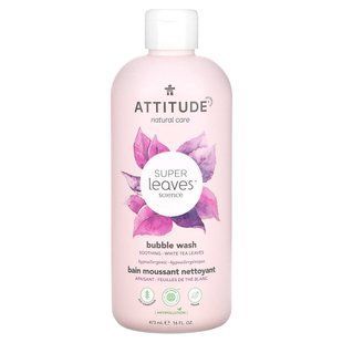 ATTITUDE, Super Leaves Science, Bubble Wash, White Tea Leaves, 16 fl oz (473 ml) купить в Киеве и Украине