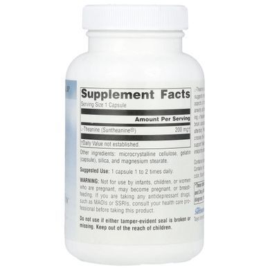 Source Naturals, Serene Science&reg;, L-теанін, 200 мг, 120 капсул