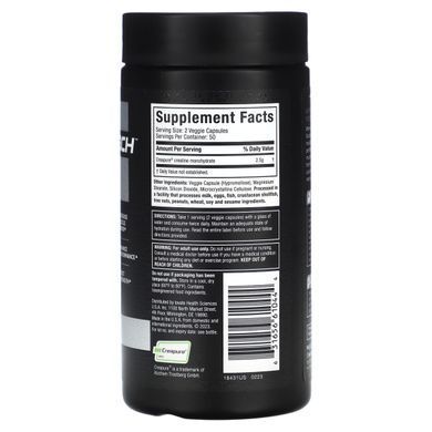 MuscleTech Platinum 100% Creatine 100 capsules