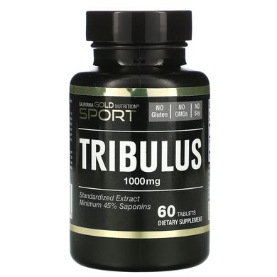 Трибулус California Gold Nutrition (Tribulus) 1000мг 60 таблеток.