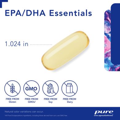 ЕПК та ДГК Pure Encapsulations (EPA/DHA Essential) 180 капсул