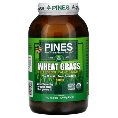 Пророщена пшениця Pines International (Pine) 1400 таблеток