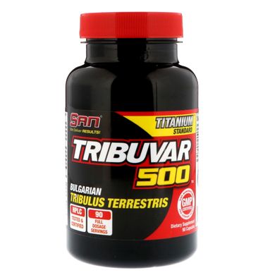 Трібувар 500, Tribuvar 500, SAN Nutrition, 90 капсул