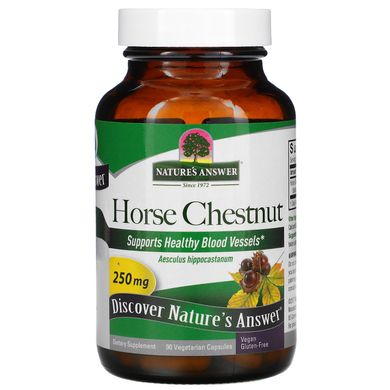 Кінський каштан Nature's Answer (Horse chestnut) 250 мг 90 капсул