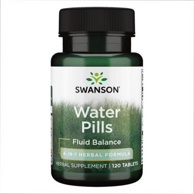 Сечогінний засіб водний баланс Swanson (Water Pills) 120 таблеток