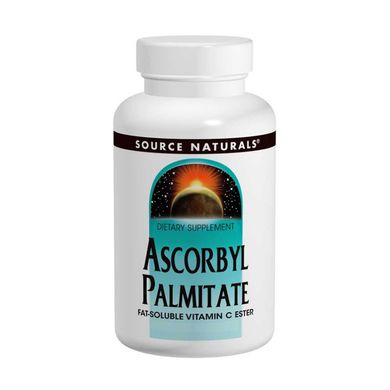 Вітамін С аскорбіл пальмітат Source Naturals (Ascorbyl Palmitate) 500 мг 90 таблеток