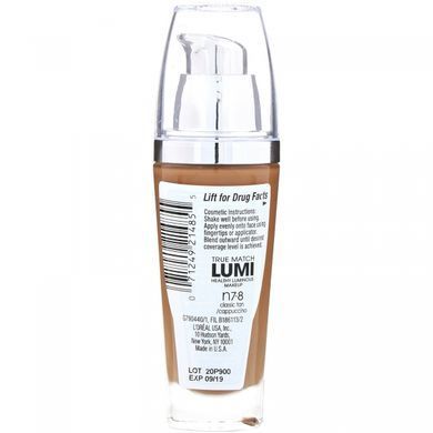 Тональная основа SPF 20 оттенок классический загар/капучино N7-8 L'Oreal (True Match Healthy Luminous Makeup) 30 мл купить в Киеве и Украине
