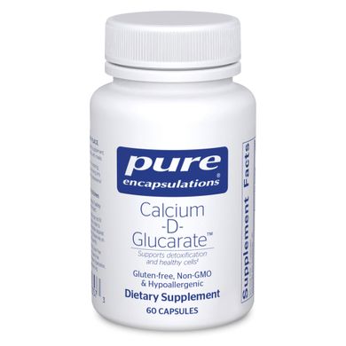 Кальцій-Д-глюкарат Pure Encapsulations (Calcium-D-Glucarate) 60 капсул